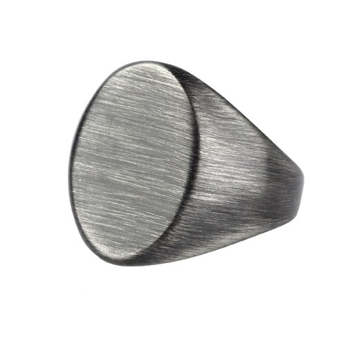 Ring Gun Metal Siegelring Edelstahl - vergleichen und günstig kaufen